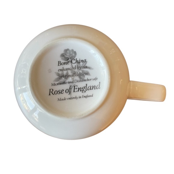 Rose of England Fine Bone China Floral Pansies Coffee Tea Mug Ann Anderson - Picture 4 of 7